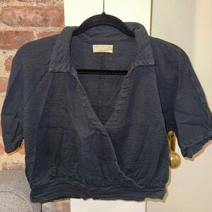 Urban Outfitters Charcoal Blouse